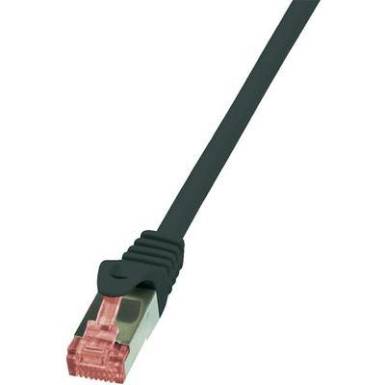 RJ45 H&aacute;l&oacute;zati csatlakoz&oacute;k&aacute;bel, CAT 6 S/FTP [1x RJ45 dug&oacute; - 1x RJ45 dug&oacute;] 7,5 m, fekete LogiLink