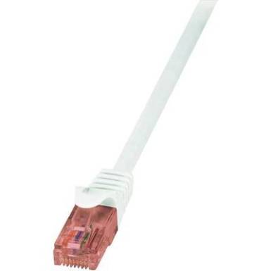 RJ45 H&aacute;l&oacute;zati csatlakoz&oacute;k&aacute;bel, CAT 6 U/UTP [1x RJ45 dug&oacute; - 1x RJ45 dug&oacute;] 1 m, feh&eacute;r LogiLink CQ2031U