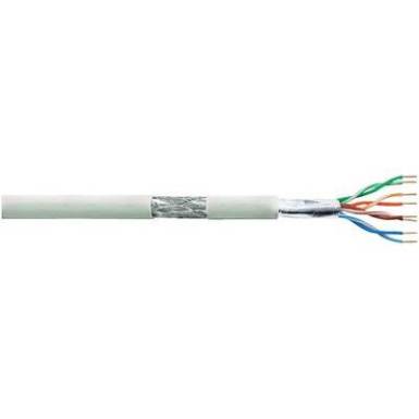 CCA telepítőkábel, CAT 5e SF/UTP kábel szereléshez SF/UTP 4 x 2 AWG 24/1 Szürke 100 m LogiLink CCA telepítőkábel, CAT 5e SF/UTP kábel szereléshez SF/UTP 4 x 2 AWG 24/1 Szürke 100 m LogiLink