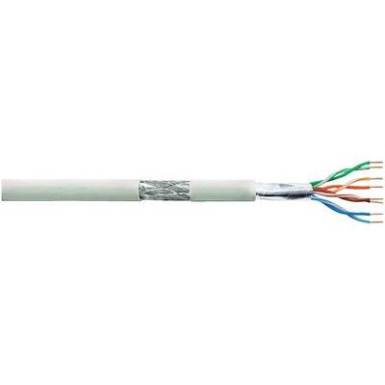 CCA telepítőkábel, CAT 5e SF/UTP kábel szereléshez SF/UTP 4 x 2 AWG 24/1 Szürke 305 m LogiLink CCA telepítőkábel, CAT 5e SF/UTP kábel szereléshez SF/UTP 4 x 2 AWG 24/1 Szürke 305 m LogiLink