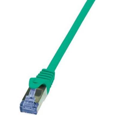 RJ45 H&aacute;l&oacute;zati csatlakoz&oacute;k&aacute;bel, CAT 6A S/FTP [1x RJ45 dug&oacute; - 1x RJ45 dug&oacute;] 3 m, z&ouml;ld LogiLink