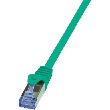 RJ45 H&aacute;l&oacute;zati csatlakoz&oacute;k&aacute;bel, CAT 6A S/FTP [1x RJ45 dug&oacute; - 1x RJ45 dug&oacute;] 10 m, z&ouml;ld LogiLink