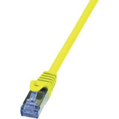 RJ45 H&aacute;l&oacute;zati csatlakoz&oacute;k&aacute;bel, CAT 6A S/FTP [1x RJ45 dug&oacute; - 1x RJ45 dug&oacute;] 7,5 m, s&aacute;rga LogiLink