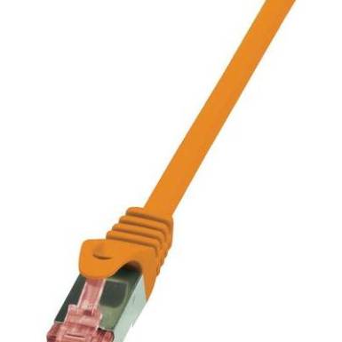 RJ45 H&aacute;l&oacute;zati csatlakoz&oacute;k&aacute;bel, CAT 6 S/FTP [1x RJ45 dug&oacute; - 1x RJ45 dug&oacute;] 10 m Narancs LogiLink