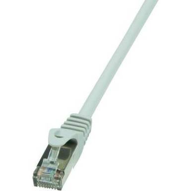 RJ45 H&aacute;l&oacute;zati csatlakoz&oacute;k&aacute;bel, CAT 6 F/UTP [1x RJ45 dug&oacute; - 1x RJ45 dug&oacute;] 3 m, sz&uuml;rke LogiLink