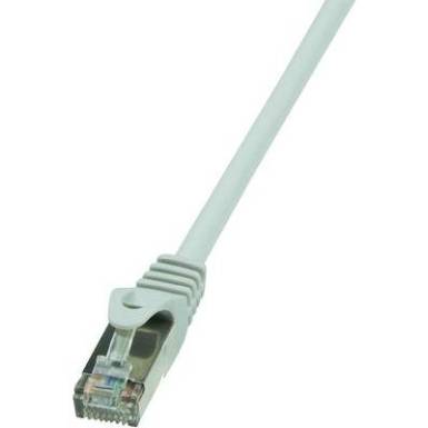 RJ45 H&aacute;l&oacute;zati csatlakoz&oacute;k&aacute;bel, CAT 6 F/UTP [1x RJ45 dug&oacute; - 1x RJ45 dug&oacute;] 10 m, sz&uuml;rke LogiLink