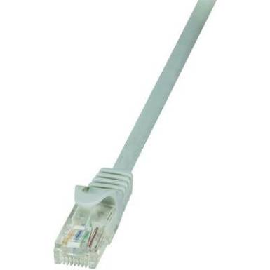 RJ45 H&aacute;l&oacute;zati csatlakoz&oacute;k&aacute;bel, CAT 6 U/UTP [1x RJ45 dug&oacute; - 1x RJ45 dug&oacute;] 1 m, sz&uuml;rke LogiLink