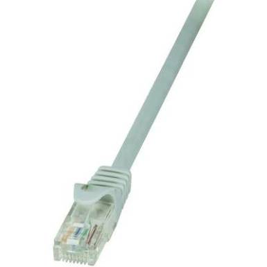 RJ45 H&aacute;l&oacute;zati csatlakoz&oacute;k&aacute;bel, CAT 6 U/UTP [1x RJ45 dug&oacute; - 1x RJ45 dug&oacute;] 2 m, sz&uuml;rke LogiLink