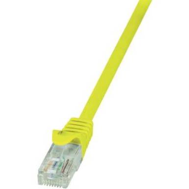 RJ45 H&aacute;l&oacute;zati csatlakoz&oacute;k&aacute;bel, CAT 5e U/UTP [1x RJ45 dug&oacute; - 1x RJ45 dug&oacute;] 2 m, s&aacute;rga LogiLink