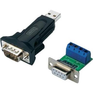USB 2.0 adapter 1x RS485 dug&oacute; - 1x USB 2.0 dug&oacute; A Feh&eacute;r Digitus