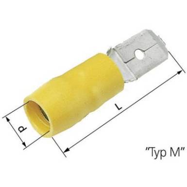 Laposérintkezős dugó, 6,3 mm / 0,8 mm 180°, részlegesen szigetelt, piros LappKabel 63103010 100 db Laposérintkezős dugó, 6,3 mm / 0,8 mm 180°, részlegesen szigetelt, piros LappKabel 63103010 100 db