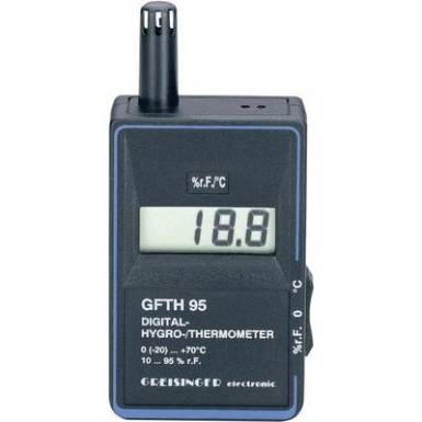 Greisinger GFTH 95 digit&aacute;lis hő- &eacute;s p&aacute;ratartalom m&eacute;rő