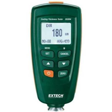 Festékréteg vastagságmérő műszer fémekhez, alumíniumokhoz 0 - 1250 µm/0 - 49 mil Extech CG204 Festékréteg vastagságmérő műszer fémekhez, alumíniumokhoz 0 - 1250 µm/0 - 49 mil Extech CG204