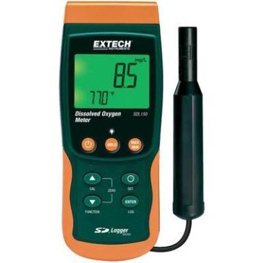 Oxigénmérő műszer SD kártyás adatgyűjtővel, oldott oxigén és oxigén telítettség mérésre Extech SDL150 Oxigénmérő műszer SD kártyás adatgyűjtővel, oldott oxigén és oxigén telítettség mérésre Extech SDL150