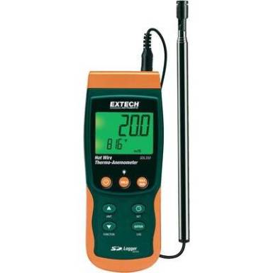 Termikus szélsebességmérő, légsebességmérő beépített léghőmérővel, adatgyűjtővel, telszekópos érzékelővel Extech SDL350 Termikus szélsebességmérő, légsebességmérő beépített léghőmérővel, adatgyűjtővel, telszekópos érzékelővel Extech SDL350