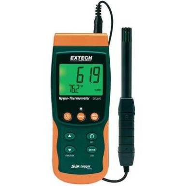 Levegő hőmérséklet és páratartalommérő műszer, thermo - hygrométer adatgyűjtő Extech SDL500 Levegő hőmérséklet és páratartalommérő műszer, thermo - hygrométer adatgyűjtő Extech SDL500