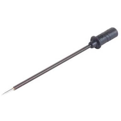 Mérőhegy, mérőtüske SMD alkatrészek vizsgálatára alkalmas mérőtű 0.64 mm, fekete Hirschmann SKS Micro MPS2/064 FT Mérőhegy, mérőtüske SMD alkatrészek vizsgálatára alkalmas mérőtű 0.64 mm, fekete Hirschmann SKS Micro MPS2/064 FT