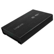 LOGILINK 3,5" SATA USB 3.0 Aluminium Black