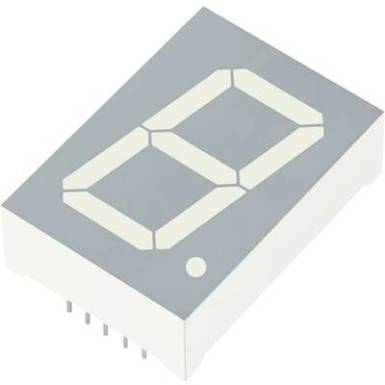 7 szegmenses kijelző, piros 25.4 mm 3.7 V Számjegyek: 1 Kingbright SA10-21SURKWA 7 szegmenses kijelző, piros 25.4 mm 3.7 V Számjegyek: 1 Kingbright SA10-21SURKWA