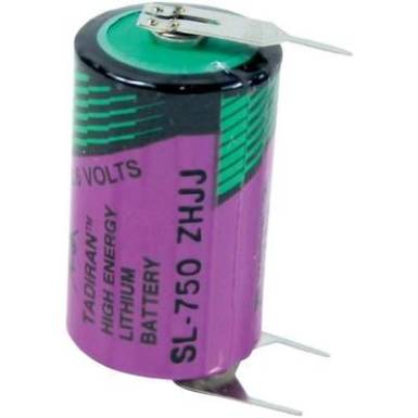 L&iacute;tium elem 1/3 AA 2 forrf&uuml;llel +/--, Tadiran 3.6 V 1100 mAh 1/2 AA (&Oslash; x Ma) 15 mm x 25 mm