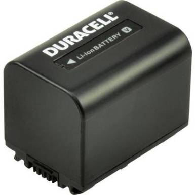 Kamera akku Duracell Megfelelő eredeti akku NP-FV30 7.4 V 650 mAh Kamera akku Duracell Megfelelő eredeti akku NP-FV30 7.4 V 650 mAh