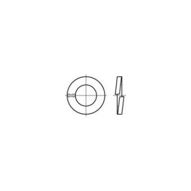 Rugós alátét, belső Ø: 49 mm DIN 127 25 db TOOLCRAFT 105714 Rugós alátét, belső Ø: 49 mm DIN 127 25 db TOOLCRAFT 105714