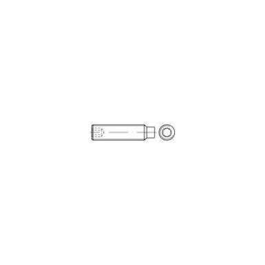 Hernyócsavarok DIN 915 5 mm Rozsdamentes A1/A2 M3 50 db 1062811 Hernyócsavarok DIN 915 5 mm Rozsdamentes A1/A2 M3 50 db 1062811