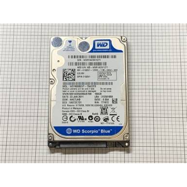 WESTERN DIGITAL 160GB 5400 rpm SATA 2,5" 8MB WD1600BEVT WESTERN DIGITAL 160GB 5400 rpm SATA 2,5" 8MB WD1600BEVT