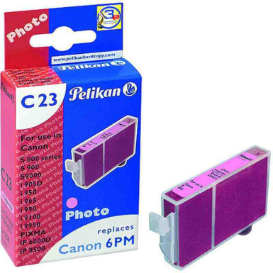 PELIKAN Canon BCI-6 Magenta tintapatron /339393 /Gr. 958