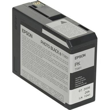 EPSON C13T580100 Black tintapatron eredeti 80ml/ Stylus Pro 3800/3880 EPSON C13T580100 Black tintapatron eredeti 80ml/ Stylus Pro 3800/3880