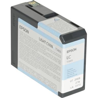 EPSON C13T580500 Light Cyan tintapatron eredeti 80ml/ Stylus Pro 3800/3880 EPSON C13T580500 Light Cyan tintapatron eredeti 80ml/ Stylus Pro 3800/3880