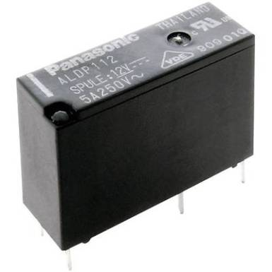 Teljesítményrelé, ALDP Panasonic ALDP105 5 V/DC 1 záró 5 A 277 V/ AC Teljesítményrelé, ALDP Panasonic ALDP105 5 V/DC 1 záró 5 A 277 V/ AC