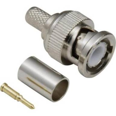BNC csatlakozó Dugó, egyenes 50 Ω BKL Electronic 0401255/D 1 db BNC csatlakozó Dugó, egyenes 50 Ω BKL Electronic 0401255/D 1 db