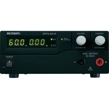 Programozható labortápegység 1 - 60 V/DC 0 - 8 A 480 W, VOLTCRAFT DPPS-60-8 Programozható labortápegység 1 - 60 V/DC 0 - 8 A 480 W, VOLTCRAFT DPPS-60-8