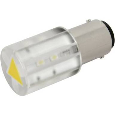 LED l&aacute;mpa BA15d S&aacute;rga 24 V/DC, 24 V/AC 400 mcd CML
