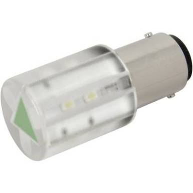 LED lámpa BA15d Zöld 230 V/AC 280 mcd CML LED lámpa BA15d Zöld 230 V/AC 280 mcd CML