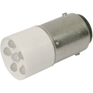 LED lámpa BA15d Hidegfehér 24 V/DC, 24 V/AC 2400 mcd CML LED lámpa BA15d Hidegfehér 24 V/DC, 24 V/AC 2400 mcd CML