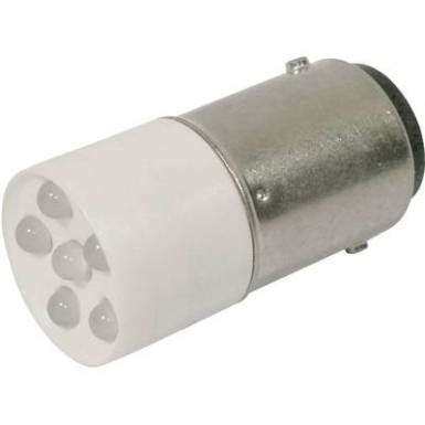 LED lámpa BA15d Hidegfehér 24 V/DC, 24 V/AC 1200 mcd CML LED lámpa BA15d Hidegfehér 24 V/DC, 24 V/AC 1200 mcd CML