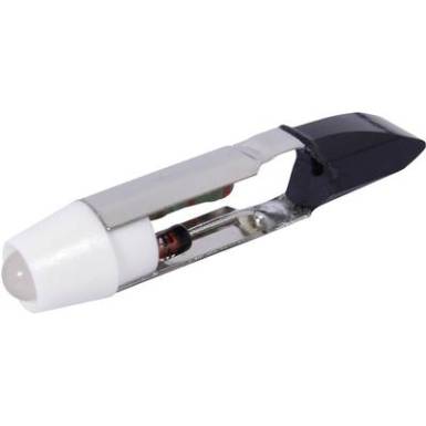 LED lámpa T5.5 Hidegfehér 12 V/DC, 12 V/AC 900 mcd CML LED lámpa T5.5 Hidegfehér 12 V/DC, 12 V/AC 900 mcd CML