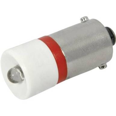 LED l&aacute;mpa BA9s Piros 24 V/DC, 24 V/AC 350 mcd CML 18602350
