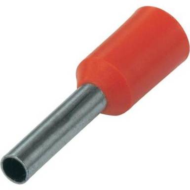 Érvéghüvely 1.5 mm² 8 mm Részlegesen szigetelt Piros Conrad 93015c43 100 db Érvéghüvely 1.5 mm² 8 mm Részlegesen szigetelt Piros Conrad 93015c43 100 db