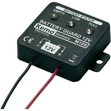 Kemo akkuőr építőelem 10,4 - 15,5 V/DC Kemo akkuőr építőelem 10,4 - 15,5 V/DC