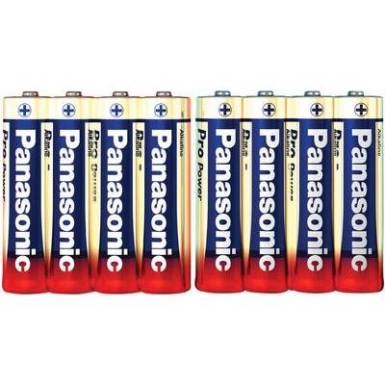 Ceruzaelem Alkáli mangán Panasonic Pro Power 4+4 db ajándék 1.5 V 8 db Ceruzaelem Alkáli mangán Panasonic Pro Power 4+4 db ajándék 1.5 V 8 db