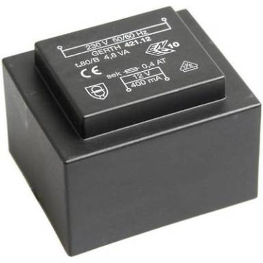 EI 42/14,8 Nyák transzformátor, 230 V / 9 V 533 mA 4,8 VA Gerth EI 42/14,8 Nyák transzformátor, 230 V / 9 V 533 mA 4,8 VA Gerth