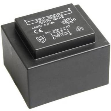EI 42/14,8 Ny&aacute;k transzform&aacute;tor, 230 V / 18 V 266 mA 4,8 VA Gerth