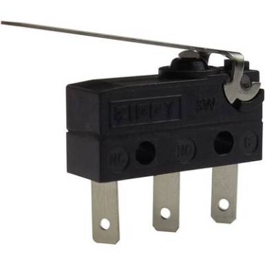 Mikrokapcsoló 250 V/AC 6 A Zippy SW-05S-03B0-Z IP67 Nyomó 1 db Mikrokapcsoló 250 V/AC 6 A Zippy SW-05S-03B0-Z IP67 Nyomó 1 db