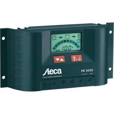 Szolár töltésszabályzó modul 12 V, 24 V 30 A Steca Steca PR 3030 Szolár töltésszabályzó modul 12 V, 24 V 30 A Steca Steca PR 3030