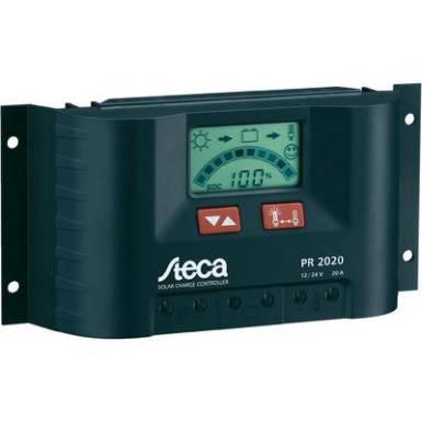 Szolár töltésszabályzó modul 12 V, 24 V 20 A Steca Steca PR 2020 Szolár töltésszabályzó modul 12 V, 24 V 20 A Steca Steca PR 2020