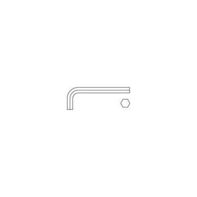 Hajlított csavarhúzó TOOLCRAFT 17 mm Hajlított csavarhúzó TOOLCRAFT 17 mm