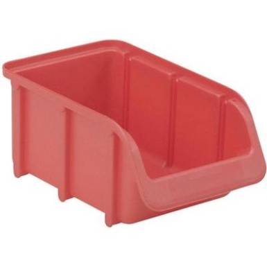 Üres tároló doboz, csavartartó doboz 165 mm x 100 mm x 75 mm piros színű Alutech Üres tároló doboz, csavartartó doboz 165 mm x 100 mm x 75 mm piros színű Alutech